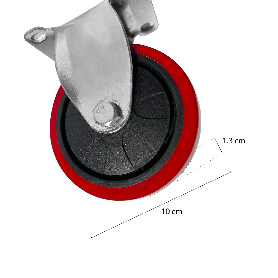 RUEDA IMAS FIJA ACERO 4' X 100 MM - 3