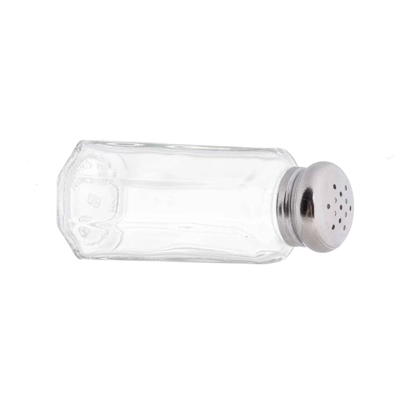 SALERO Y PIMENTERO DE VIDRIO 2 OZ - 3