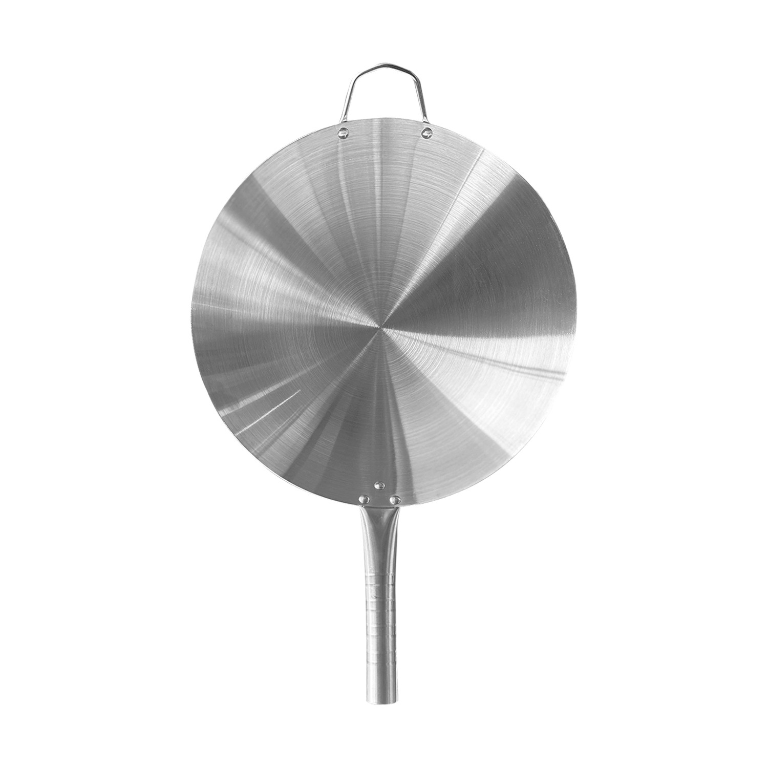 WOK ACERO INOX CON MANGO Y AZA 32 CM - 2