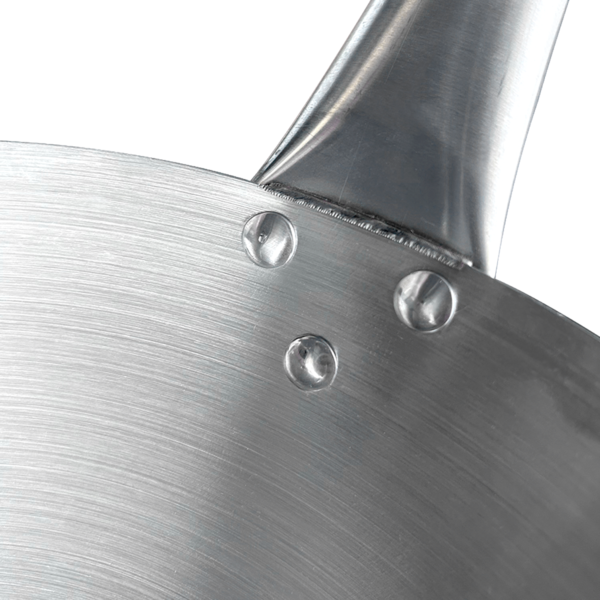 WOK ACERO INOX CON MANGO Y AZA 32 CM - 3