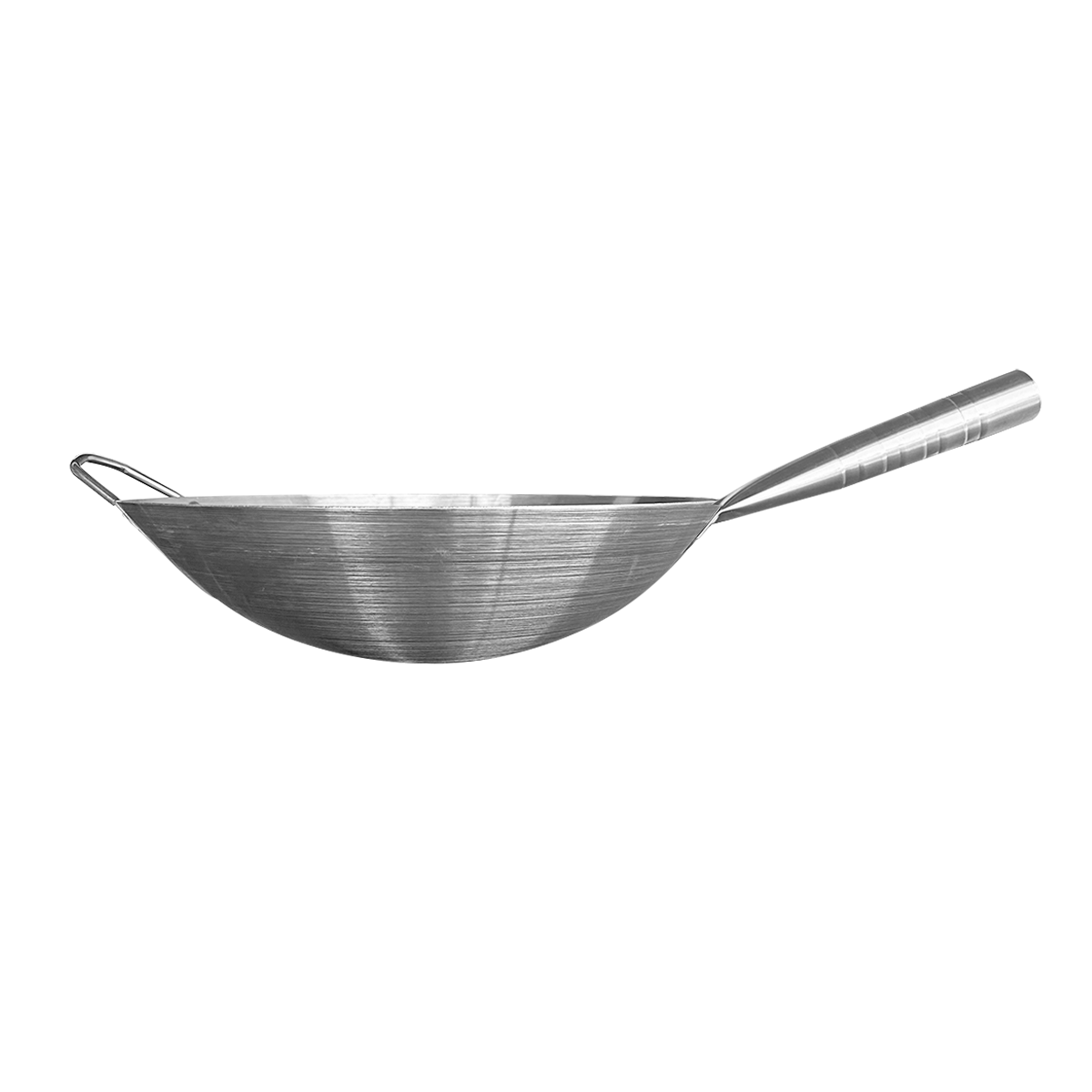WOK ACERO INOX CON MANGO Y AZA 32 CM - 5