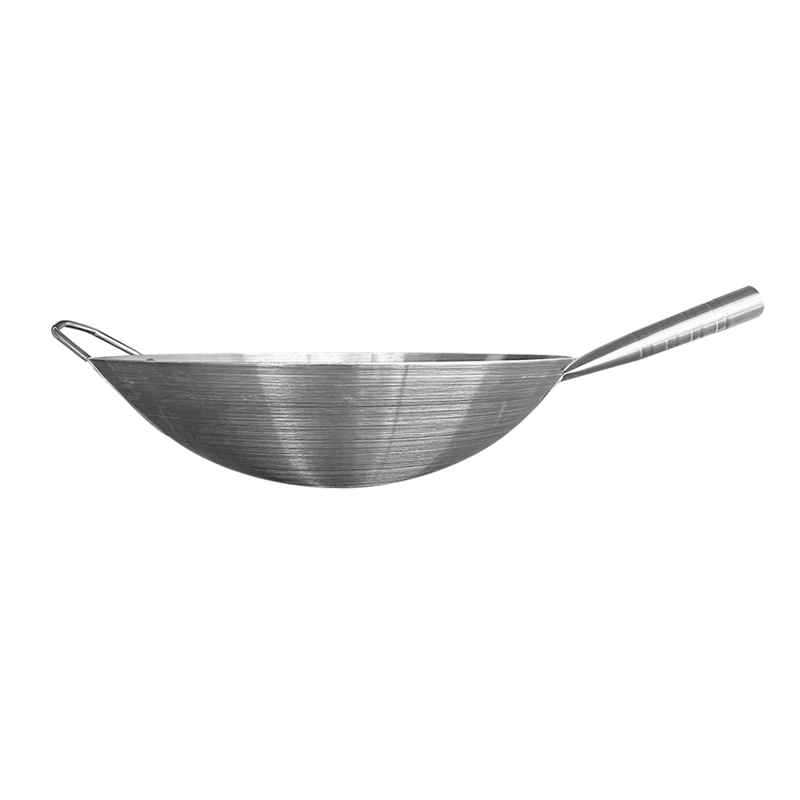 WOK ACERO INOX CON MANGO Y AZA 43 CM - 5