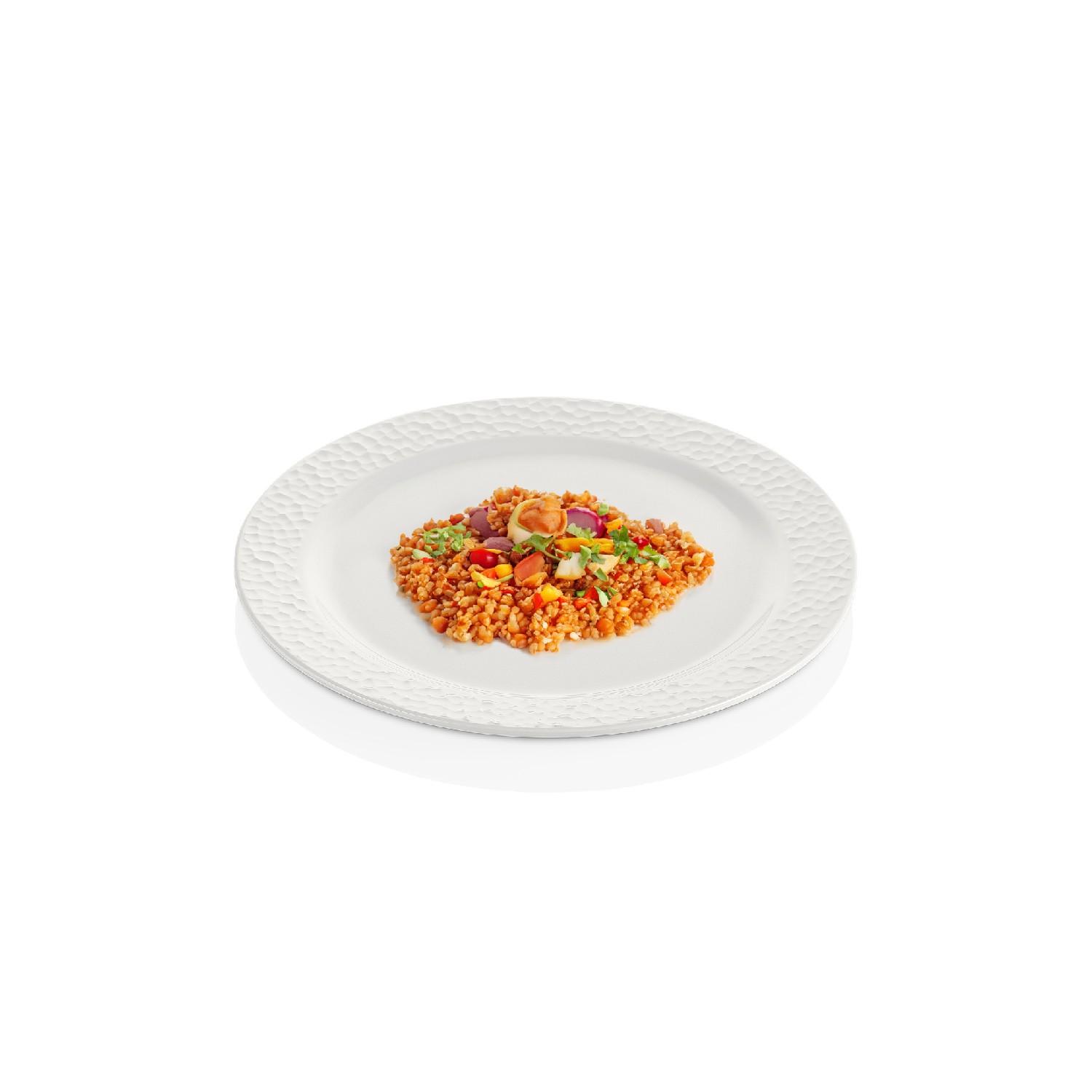 PLATO MELAMINA BLANCO 20 CM LINEA KPLUS - 2