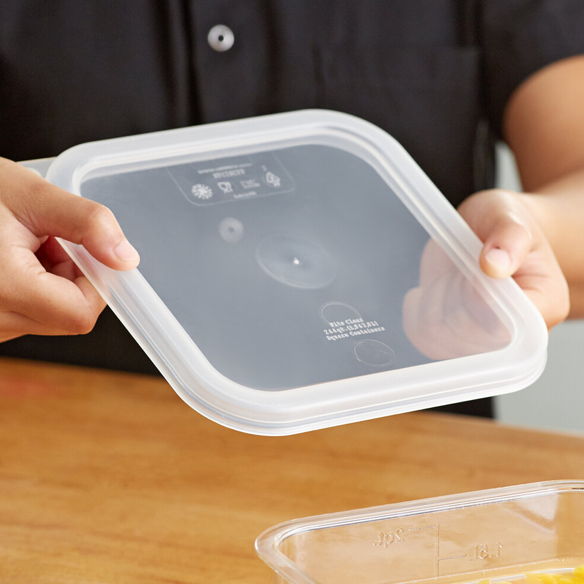 TAPA TRANSPARENTE RECIPIENTE POLICARBONATO 1.9 Y 3.8 LITROS - 2