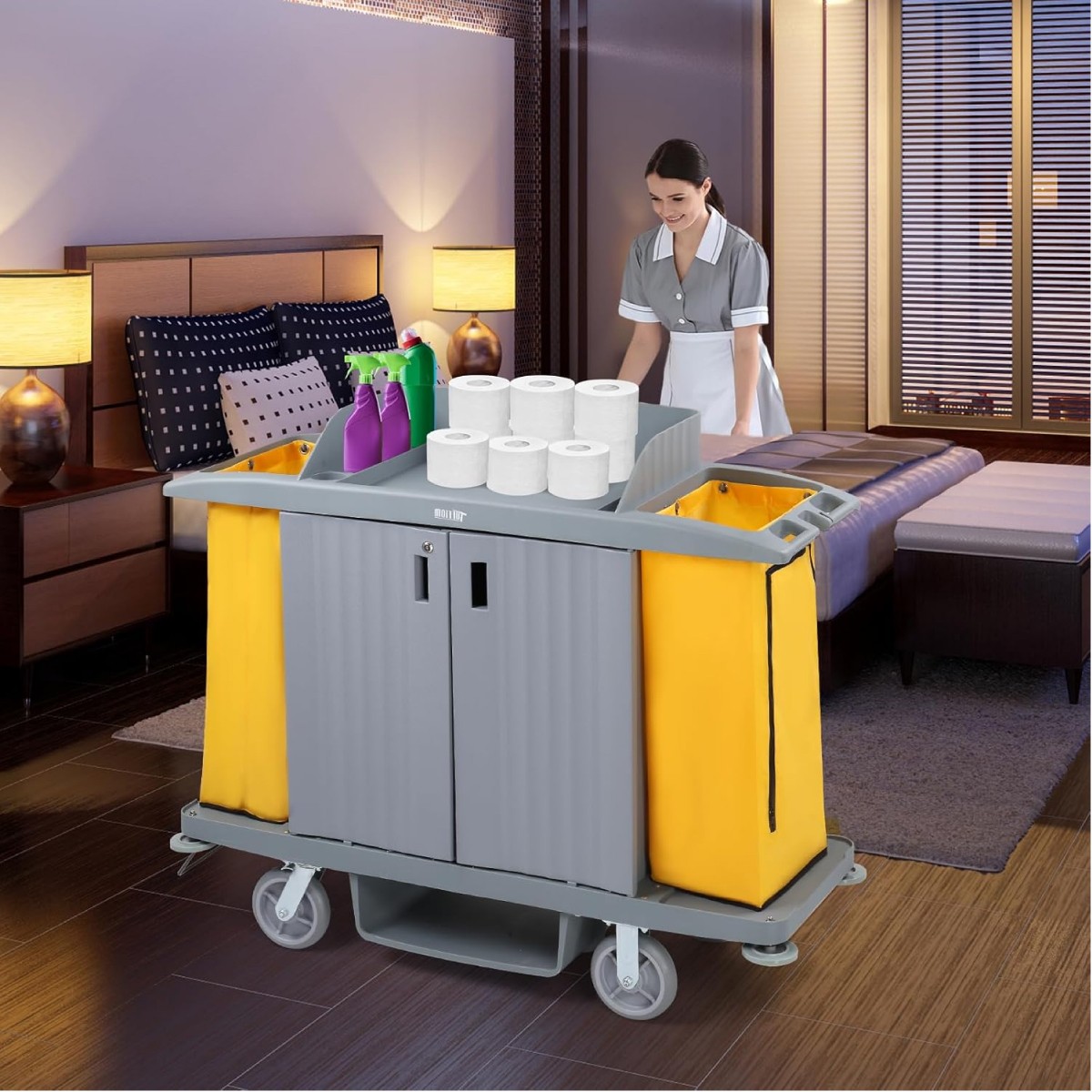 CARRO MUCAMA CON PUERTAS XL - 3