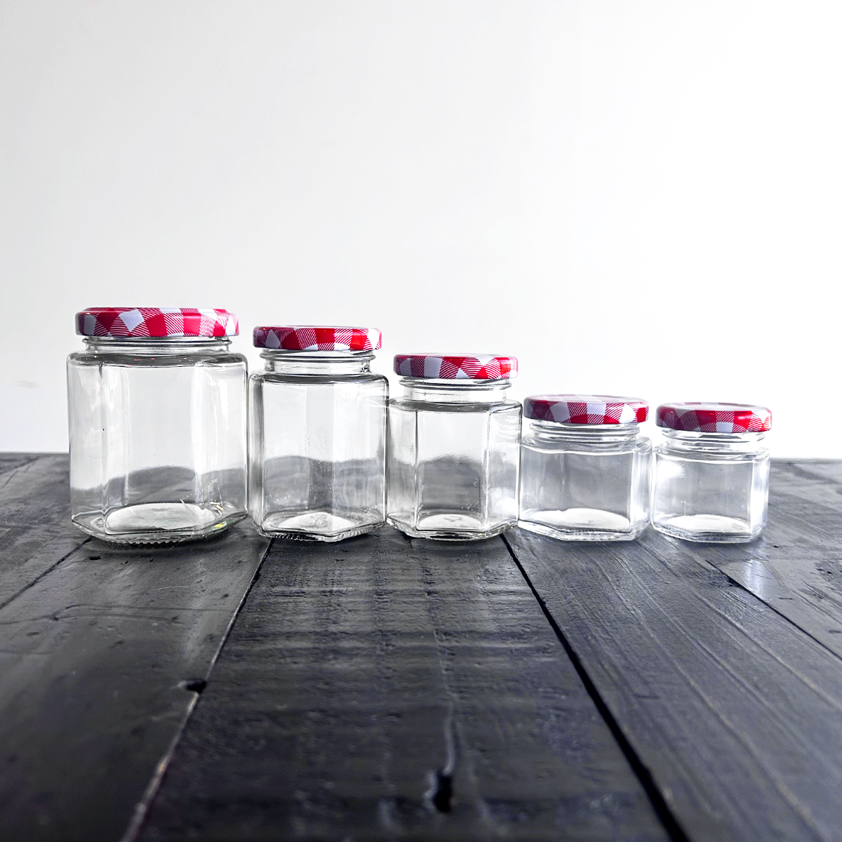 SET DE 12 FRASCOS VIDRIO CONSERVERO 45 ML - 2