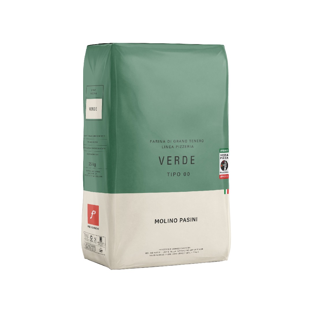HARINA ITALIANA MARCA PASINI - VERDE 25 KG - 1
