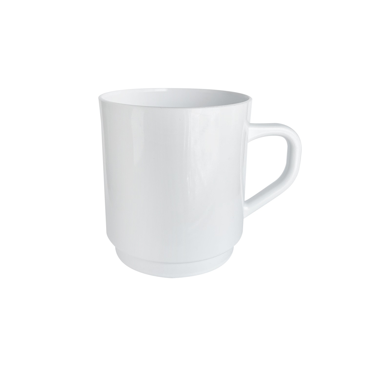 SET DE 6 TAZON MUG 300 ML BLANCO POLICARBONATO - 1
