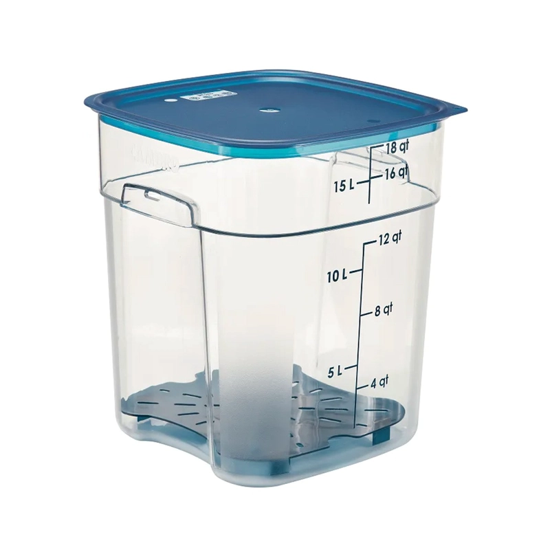DRENAJE AZUL RECIPIENTE GRADUADO POLICARBONATO 12, 18 Y 22 LTS - 3