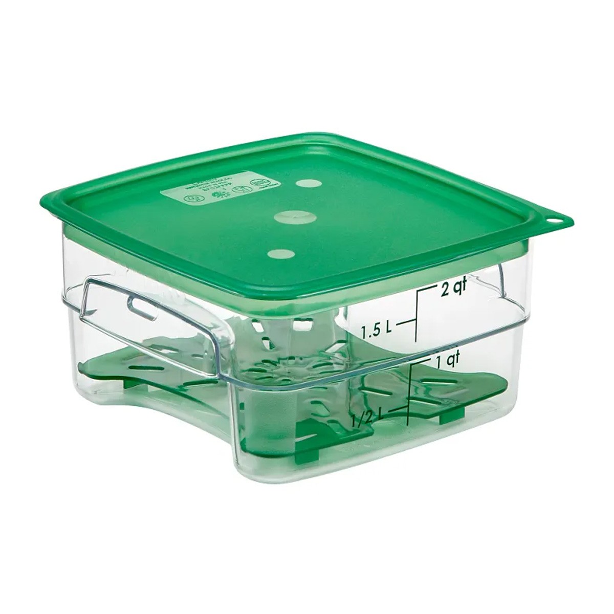 DRENAJE VERDE RECIPIENTE GRADUADO POLICARBONATO 2 Y 4 LTS - 3