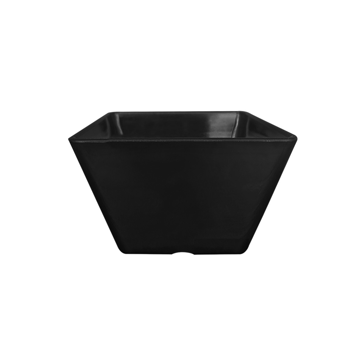 POCILLO CÓNICO CUADRADO EN COLOR NEGRO 11 CM - 2
