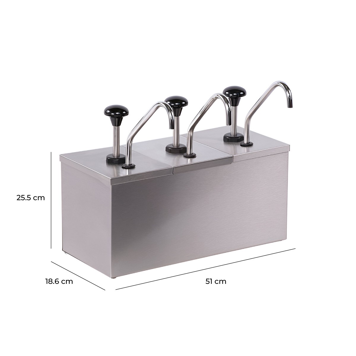 DISPENSADOR DE SALSAS 3 BOMBAS MODELO SD-3P VOLTER - 6