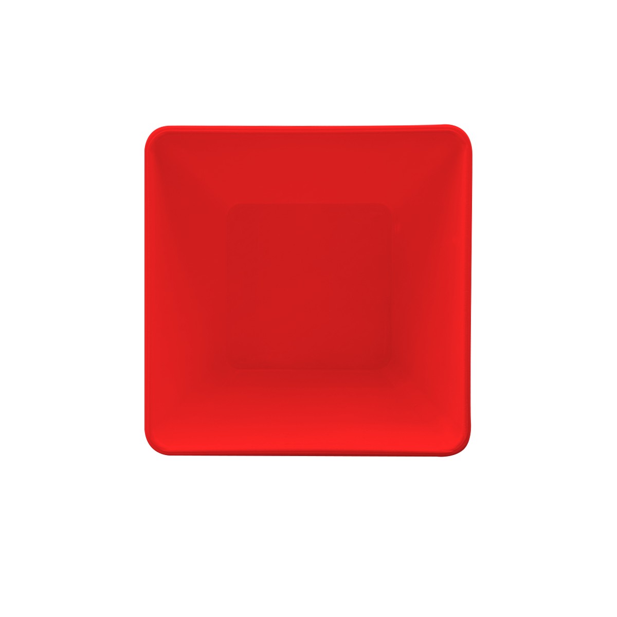 POCILLO CÓNICO CUADRADO EN COLOR ROJO 11 CM - 3