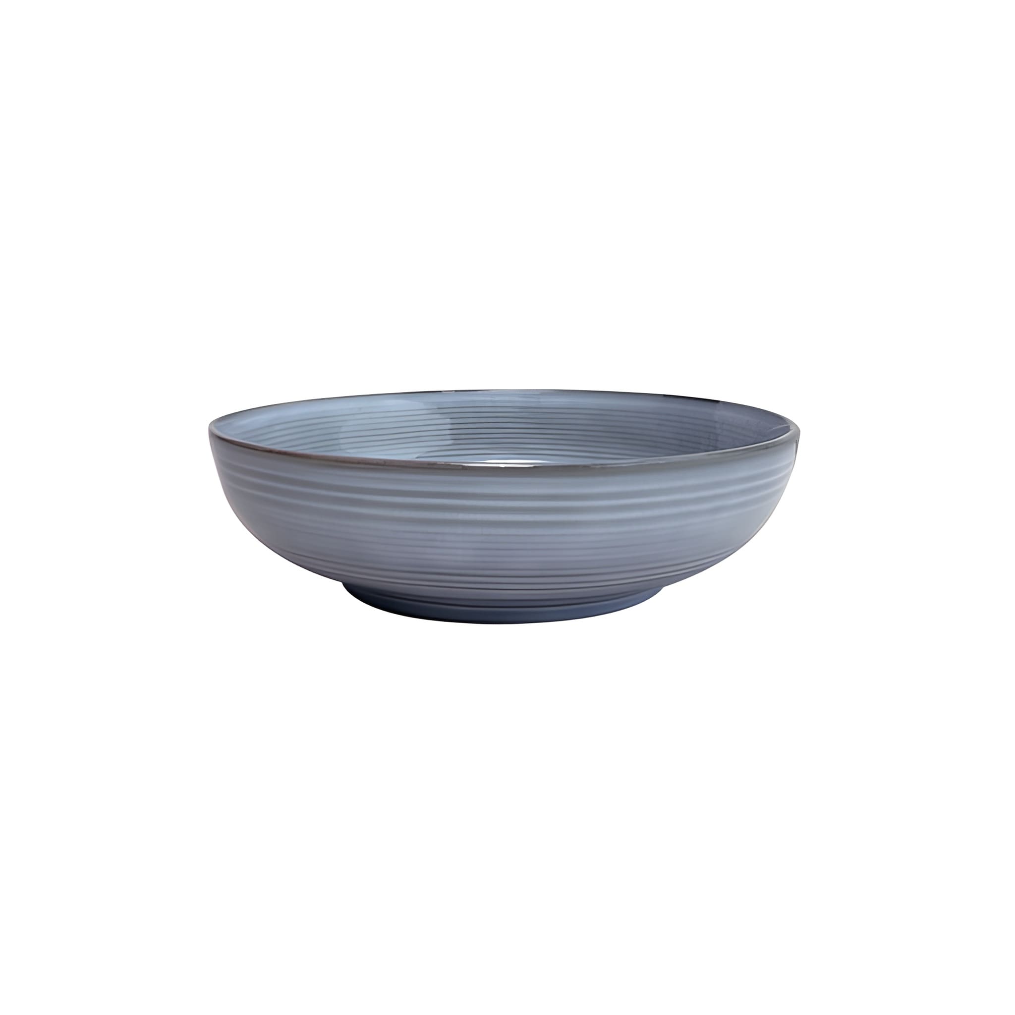 SET DE 6 BOWL REDONDO CERAMICA AZUL 17.5X5 CM - 2
