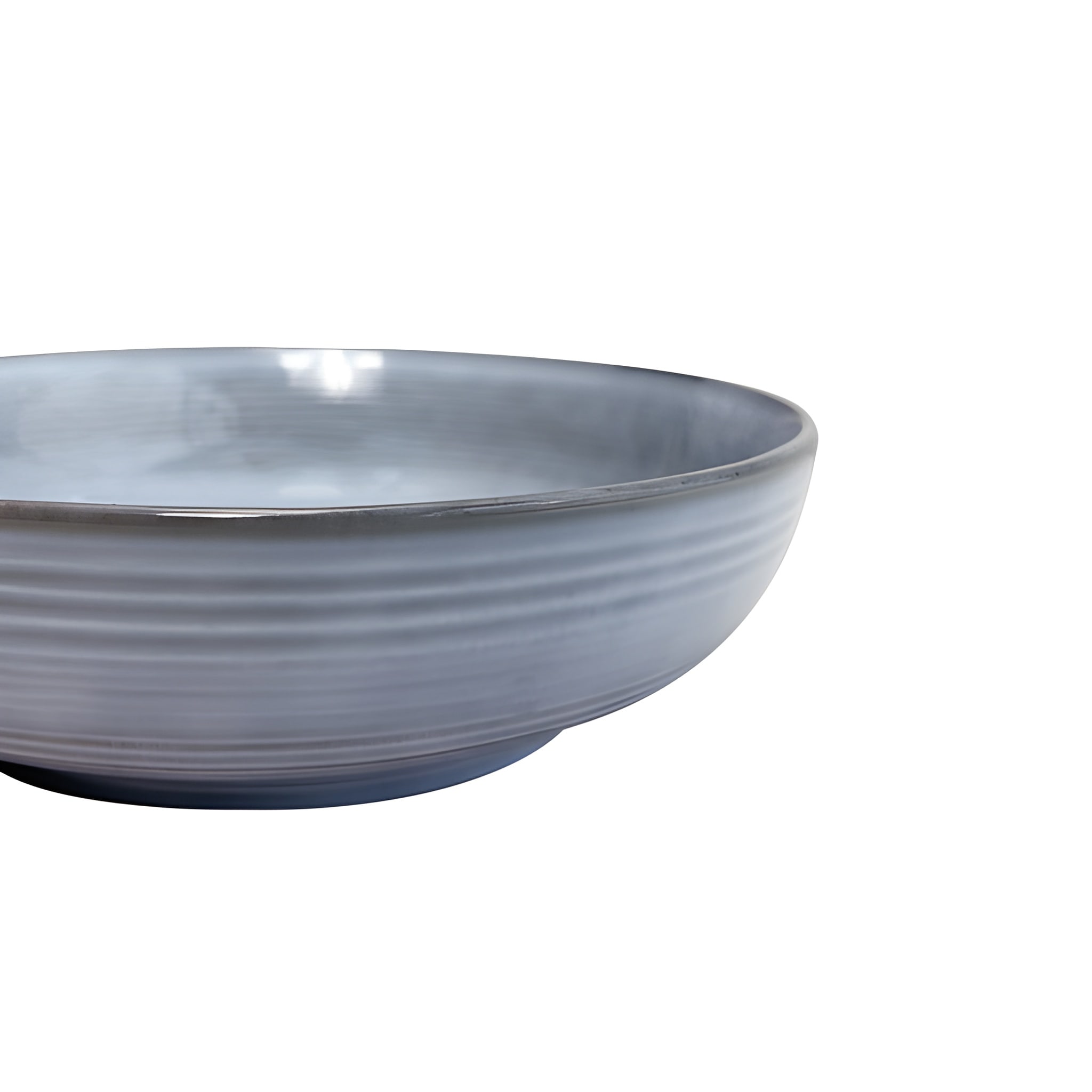 SET DE 6 BOWL REDONDO CERAMICA AZUL 17.5X5 CM - 3