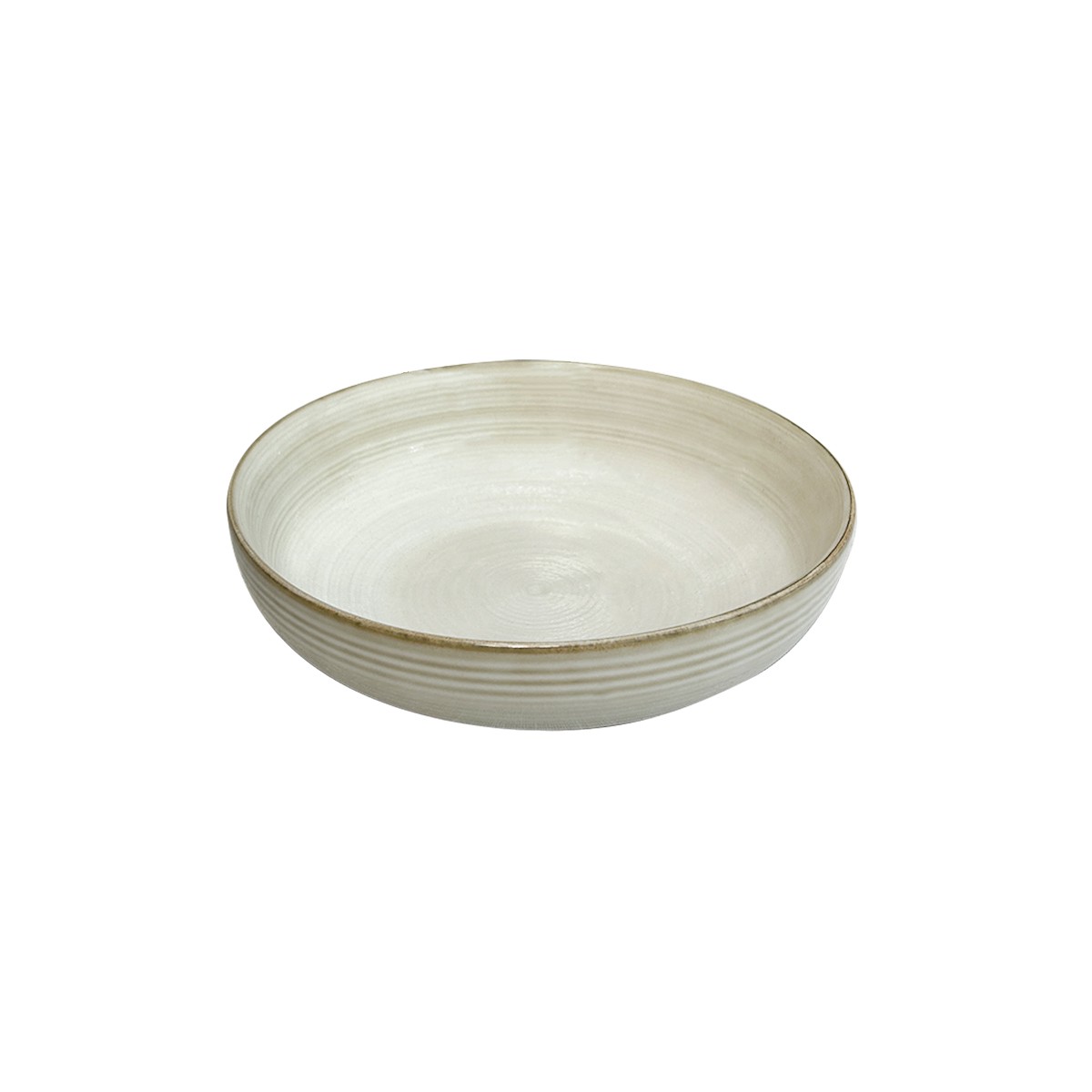 SET DE 6 BOWL REDONDO CERÁMICA BEIGE 17.5X5 CM - 3