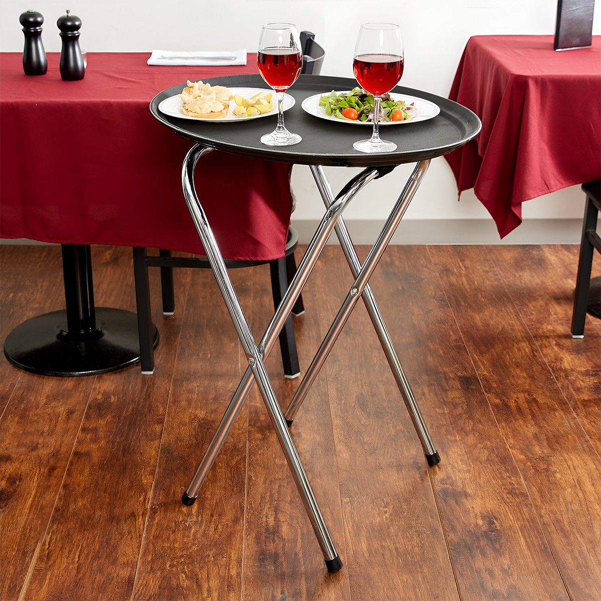 ATRIL SOPORTE PLEGABLE METÁLICO PARA BANDEJAS DE SERVICIO - 2