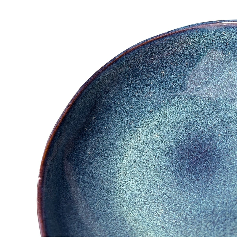 SET 6 BOWL REDONDO CERAMICA AZUL 18X5 CM LINEA EFES - 3