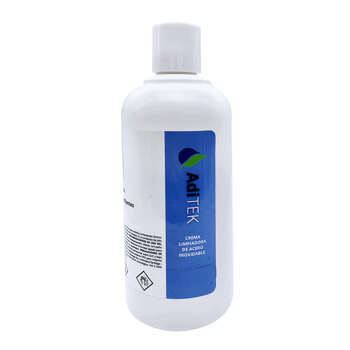 ABRILLANTADOR DE ACERO INOX. PROF. ADITEK 0.5 LTR CON BOQUIL - 1