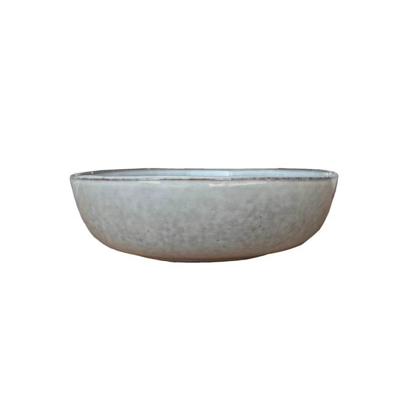 SET 6 BOWL REDONDO CERAMICA 19.5X5.7 CM GRIS LINEA OSLO - 6