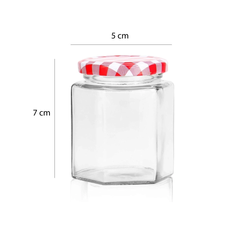 SET DE 12 FRASCOS DE VIDRIO CONSERVERO 85 ML - 3
