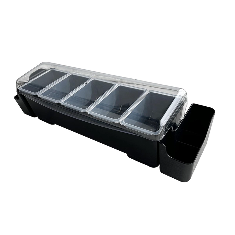 DISPENSADOR DE 5 CONDIMENTOS POLICARBONATO - 3