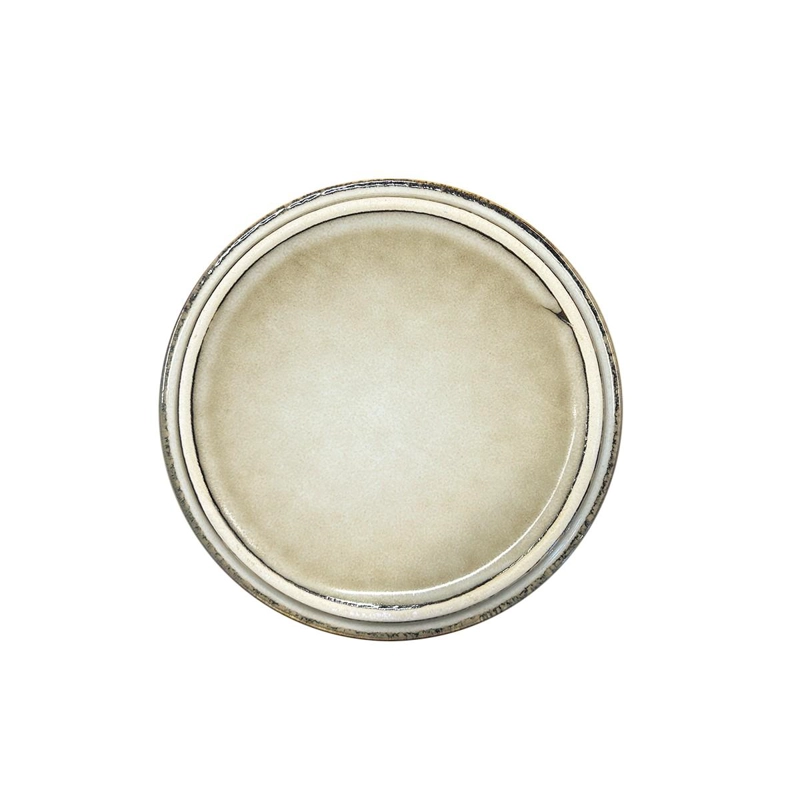SET DE 6 BOWL REDONDO CERAMICA 14 X 5.5 CM BEIGE LINEA RUSTICA - 5