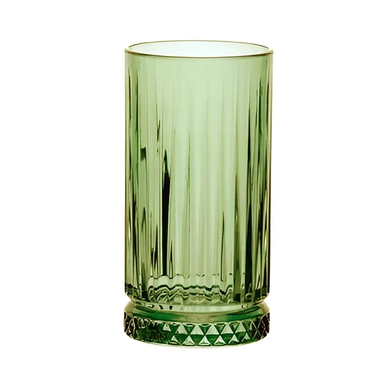 SET DE 4 VASOS REFRESCO ALTO 435 CC VERDE LINEA ELYSIA - 4