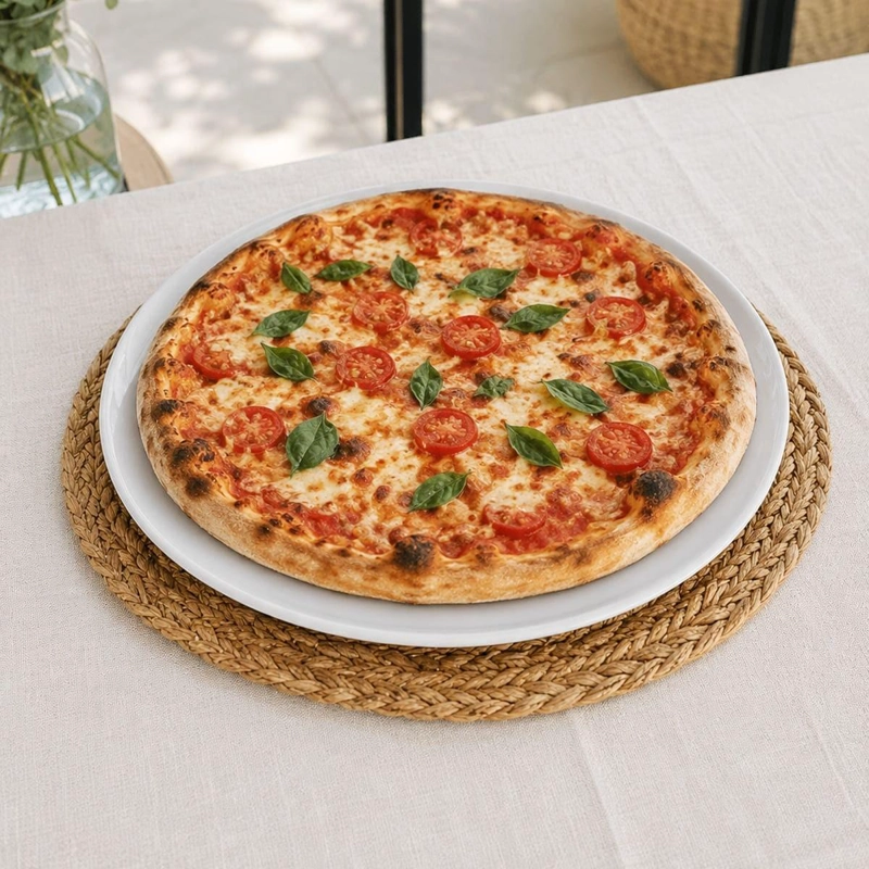 PLATO PARA PIZZA DE PORCELANA 30,5 CM LINEA PADUA - 4