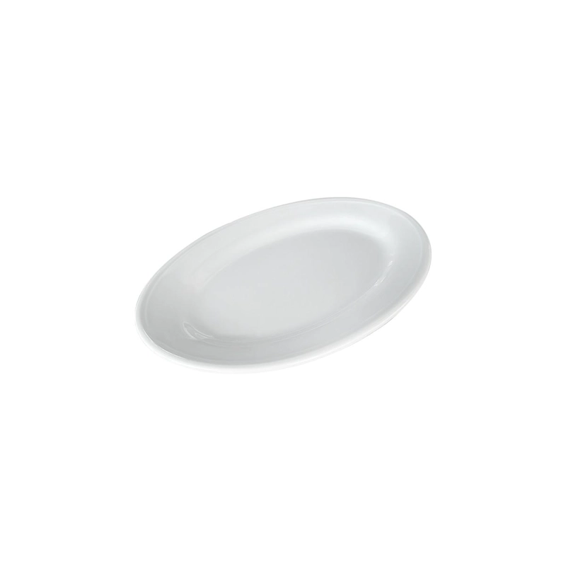 SET 6 PLATOS OVALADO DE PORCELANA DE 25 CM LINEA PADUA - 1