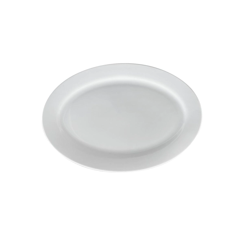 SET 6 PLATOS OVALADO DE PORCELANA DE 30 CM LINEA PADUA - 3