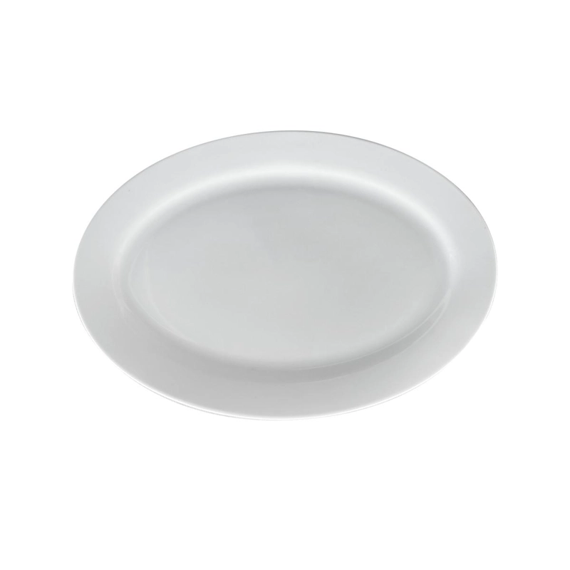 SET 6 PLATOS OVALADO DE PORCELANA DE 35 CM LINEA PADUA - 3