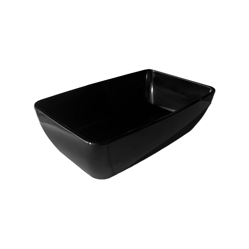 RECIPIENTE NEGRO MELANINA GN 1/4 MED  26.5X16.2X7.5H CM - 4