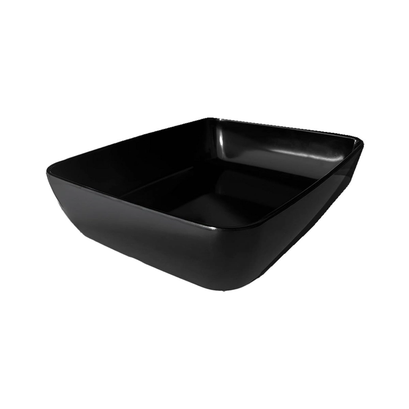 RECIPIENTE NEGRO MELAMINA GN 1/1. MED 53X32.5X7.5H CM - 3