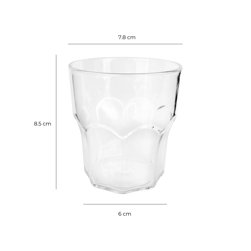 VASO WHISKY 280 CC TRANSPARENTE POLICARBONATO IRROMPIBLE - 3