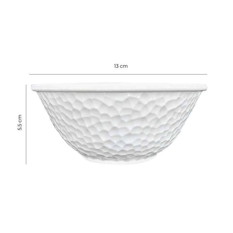 BOWL MELAMINA BLANCA 13 CM LINEA KPLUS - 9