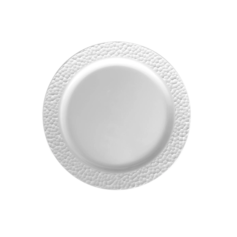 PLATO MELAMINA BLANCA 23 CM LINEA KPLUS - 1