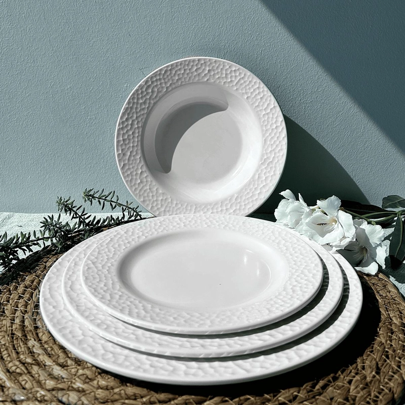 PLATO MELAMINA BLANCA 23 CM LINEA KPLUS - 5