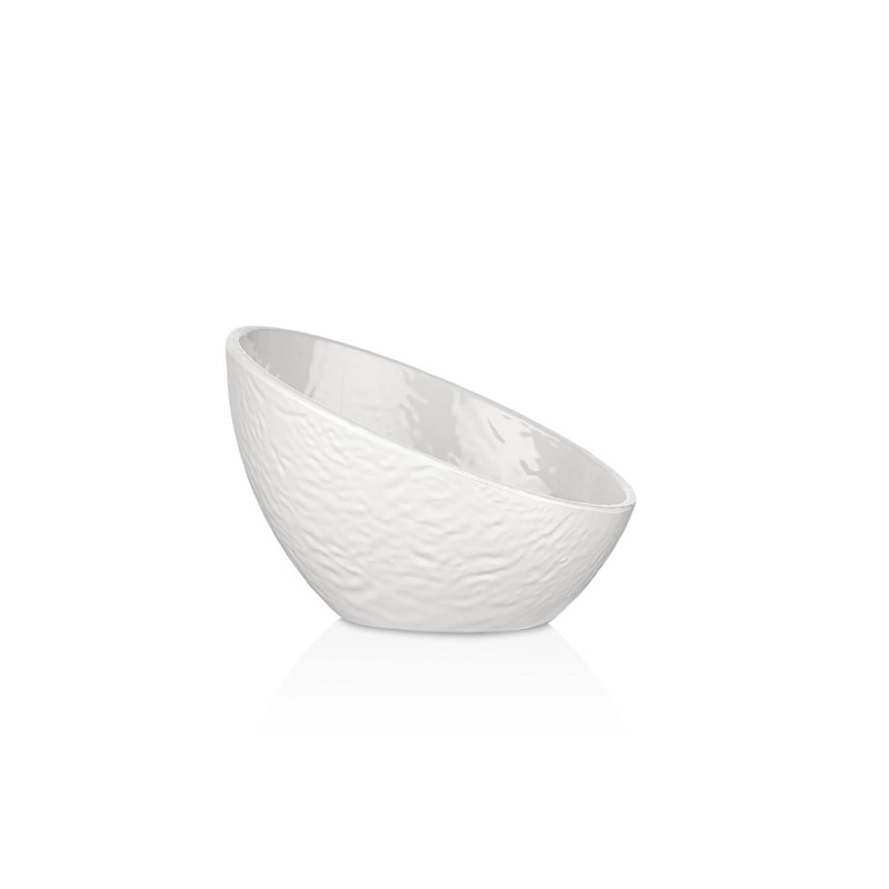BOWL MELAMINA BORDE CASCADA BLANCA 13.5 CM LINEA TILDA - 1