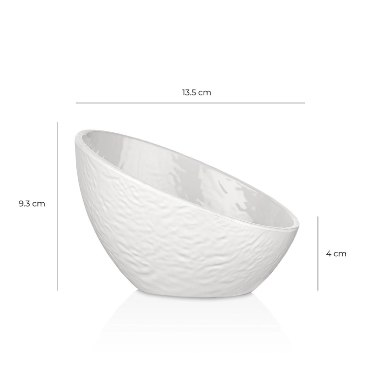 BOWL MELAMINA BORDE CASCADA BLANCA 13.5 CM LINEA TILDA - 6