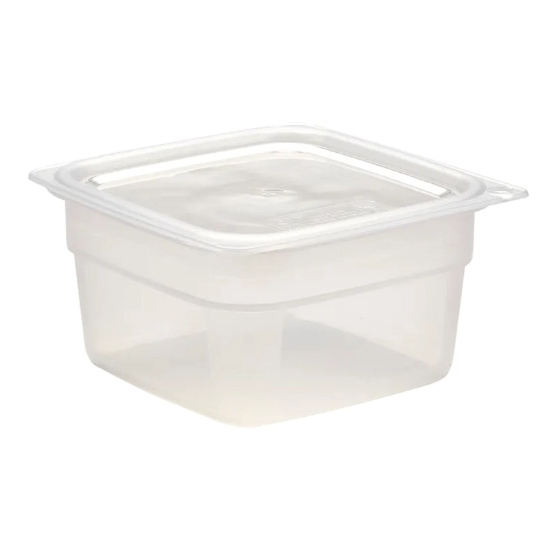 RECIPIENTE GRADUADO CUADRADO POLIPROPILENO 0.5 LTS CON TAPA - 1
