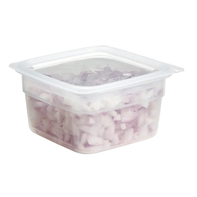 RECIPIENTE GRADUADO CUADRADO POLIPROPILENO 0.5 LTS CON TAPA - 2