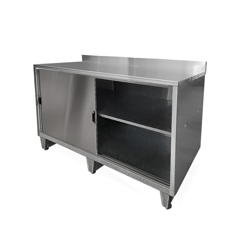 MESON MURAL ACERO INOXIDABLE PUERTAS CORREDERAS 120 CM - 2
