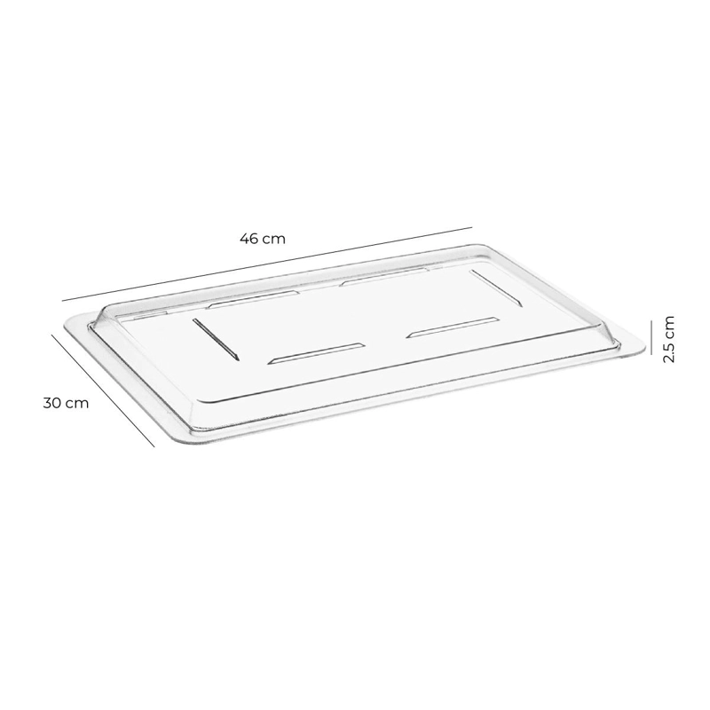TAPA PARA CAJA DE POLICARBONATO 46X30 CM - 6