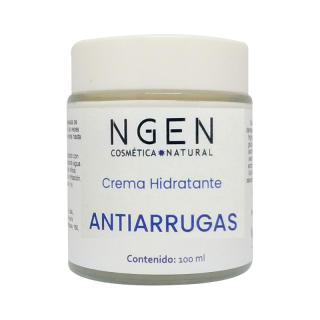 TRATAMIENTO ANTIEDAD ROSTRO Y CUELLO NGEN 100 ML CREMA ANTIARRUGAS 100% NATURAL ENVASE CONVENIENTE - 1