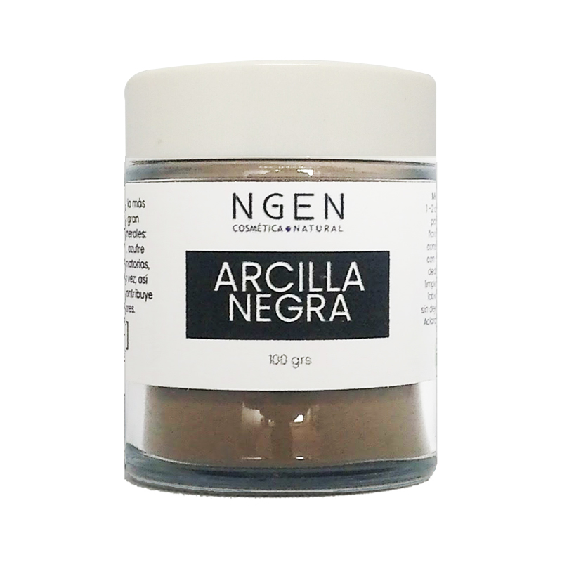 MASCARILLA DE ARCILLA ROSTRO Y CUELLO NGEN 100 GRS NEGRA SET + BOWL + CINTILLO + SAQUITO - 2