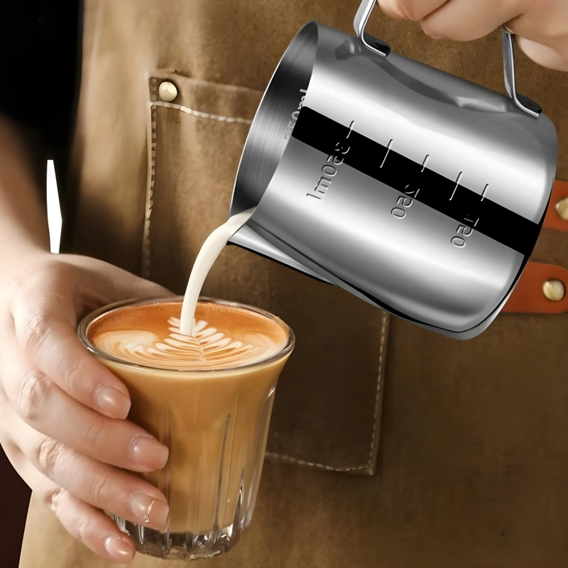 JARRA DE LECHE LATTE ART 1000ML ACERO INOX 304 AGORA - 2