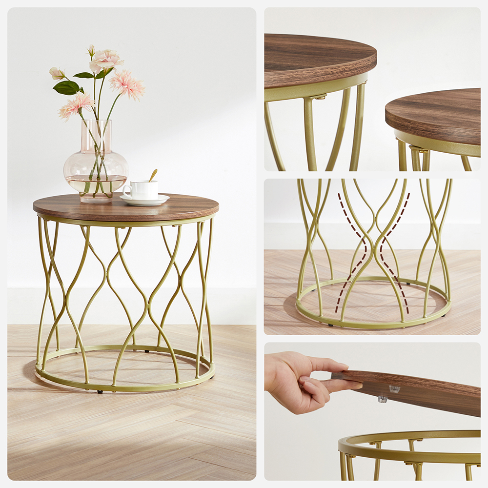 SET MESA DE CENTRO GOLD PREMIUM - 2