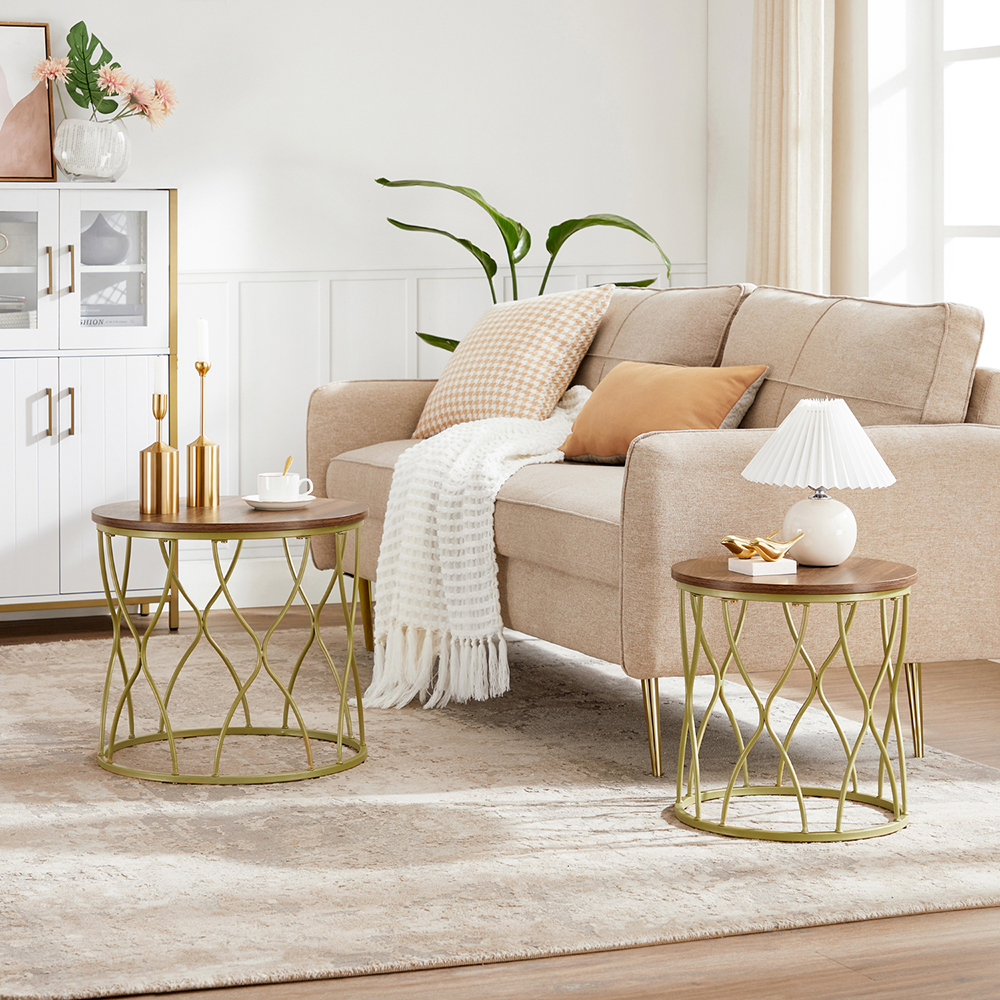 SET MESA DE CENTRO GOLD PREMIUM - 3