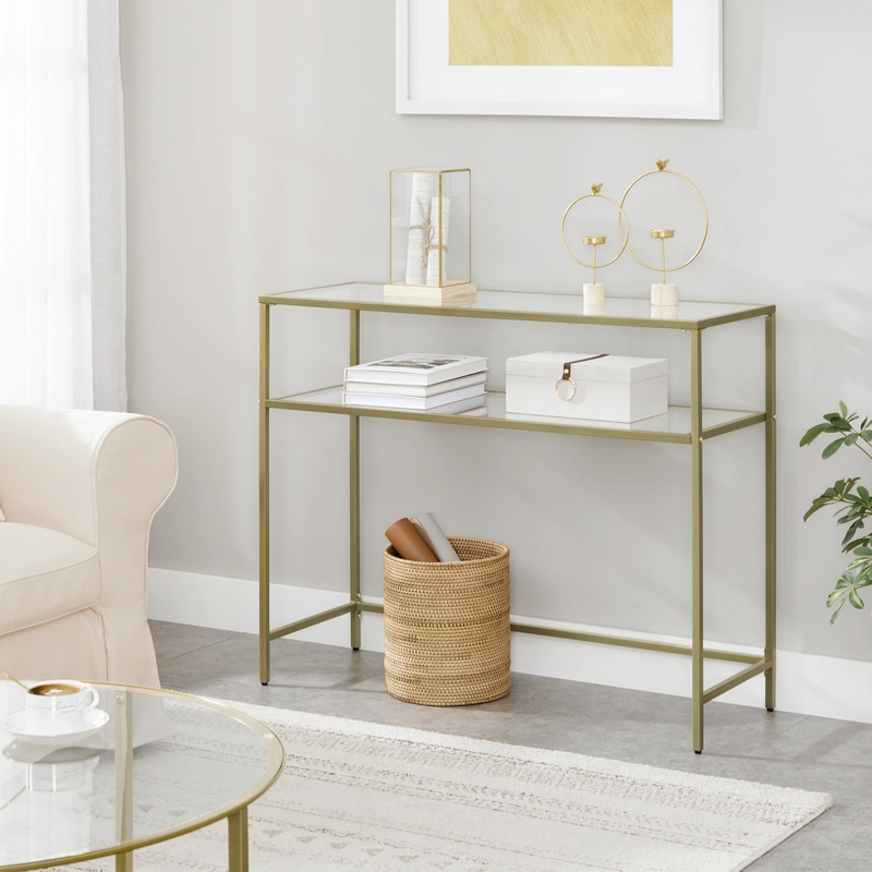 MESA DE ARRIMO VIDRIO GOLD PREMIUM - 3